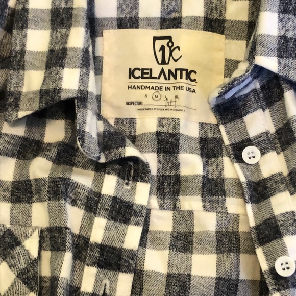 Icelantic Men’s Flannel Shirt Size S/M - Picture 2 of 2